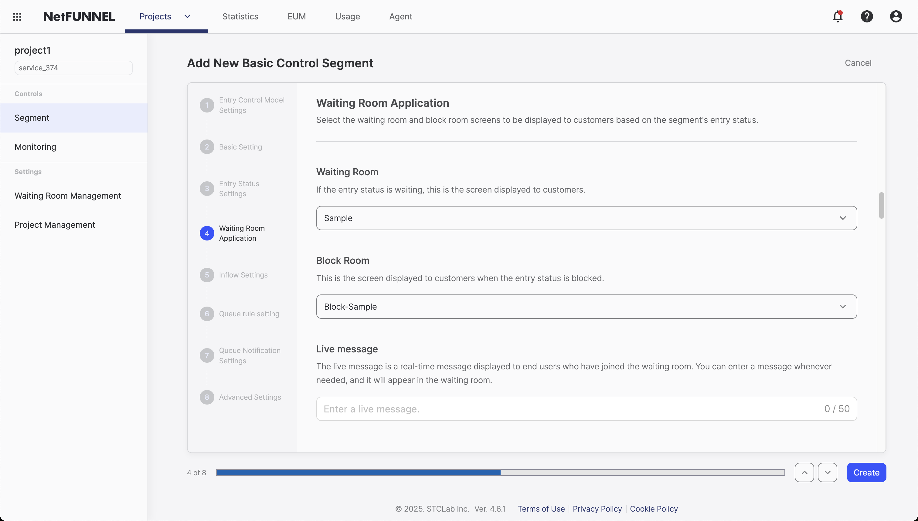 Waiting Room Application Console