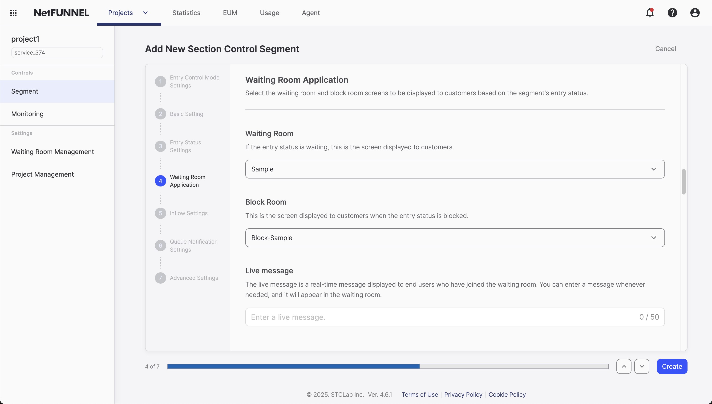 Waiting Room Application Console