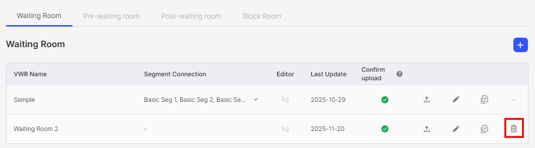 Delete Button Highlight