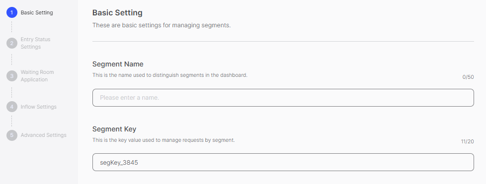 Basic Settings Console