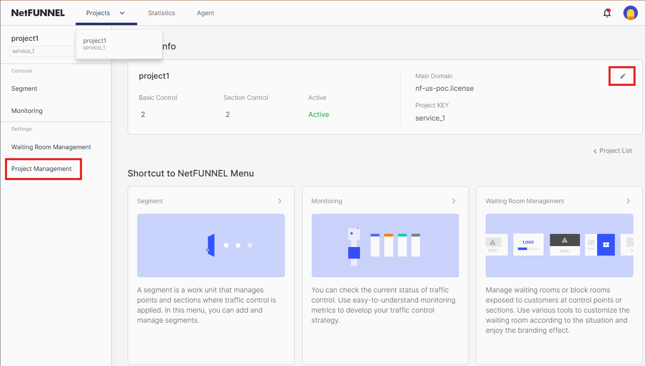 Project Management Navigation