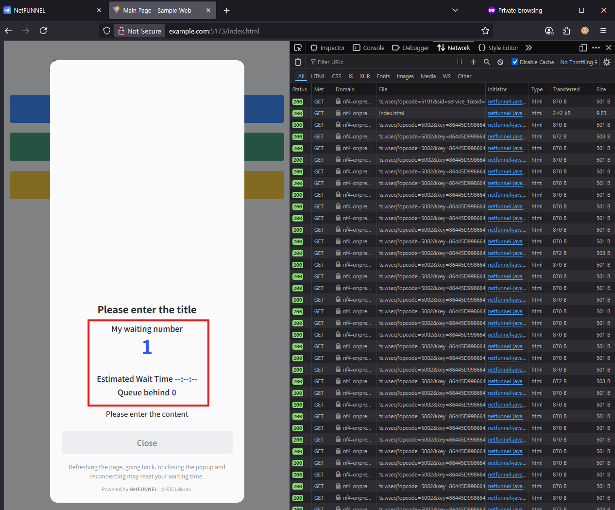 Waiting room details