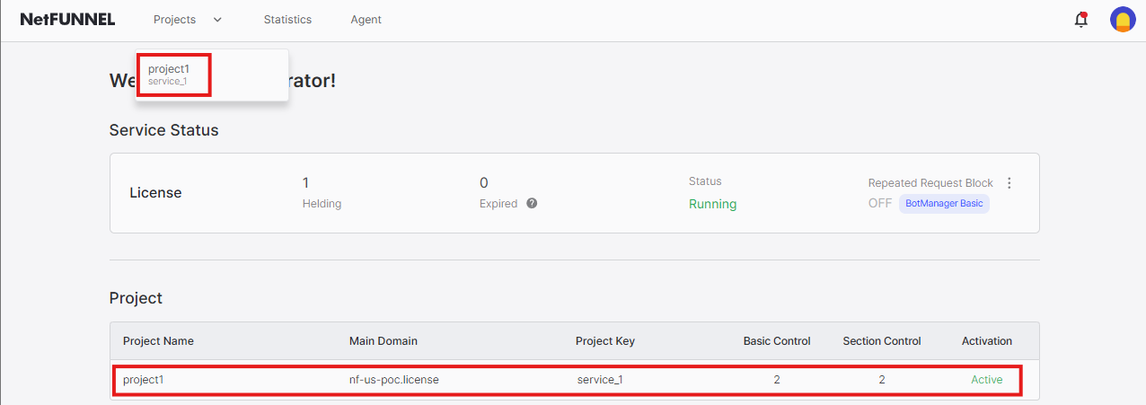 Project Workspace Entry